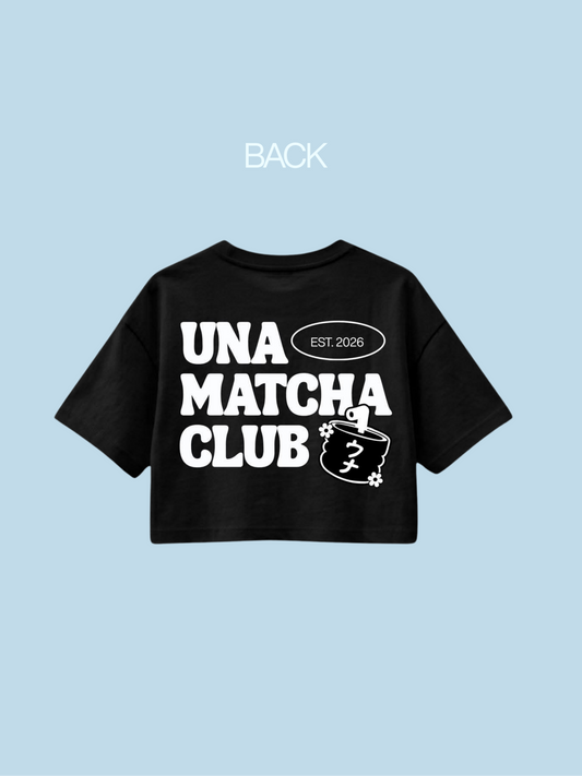 [PRE-ORDER] "Una Matcha Club" Boxy Cropped Tee