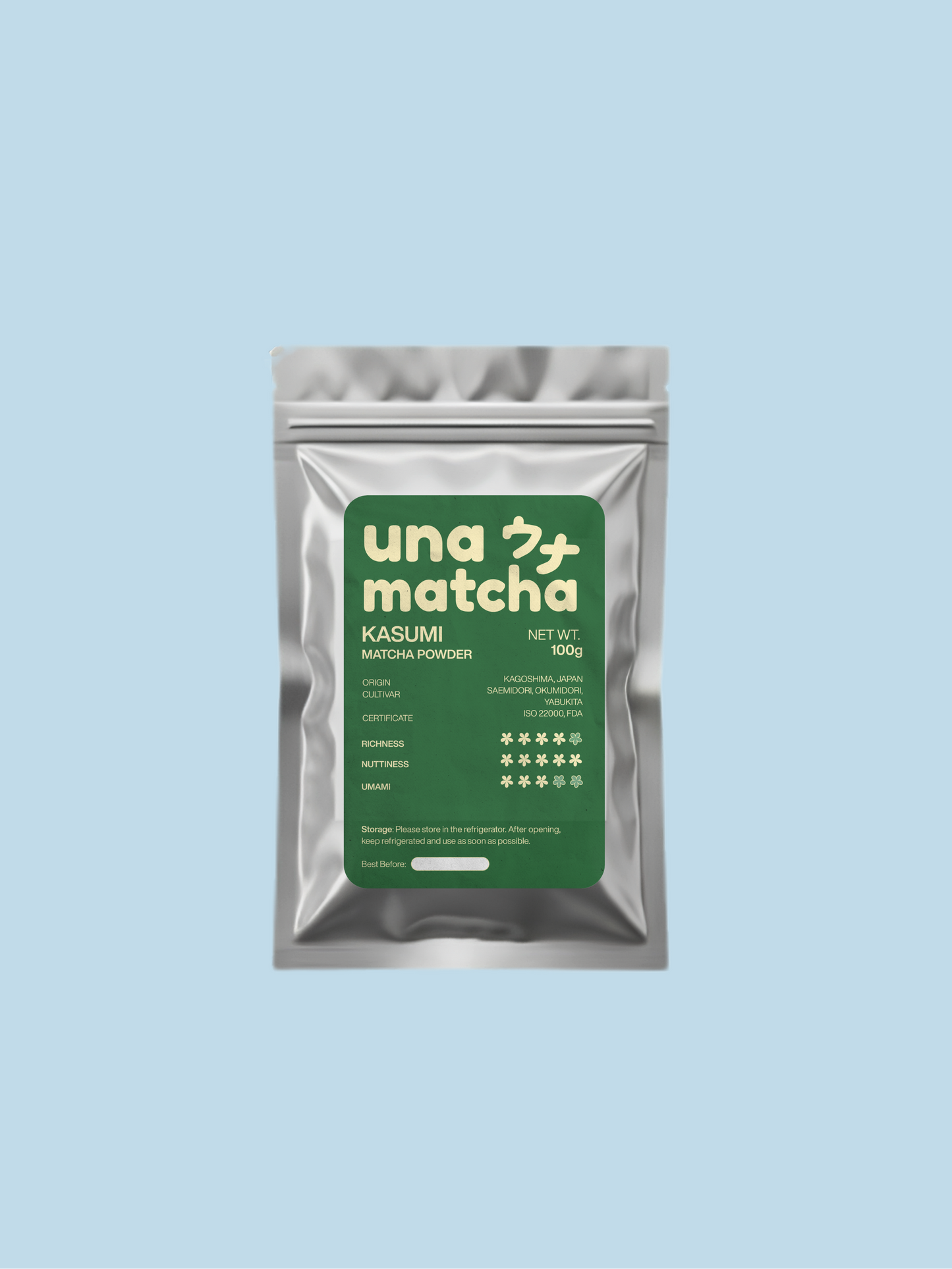 Kasumi Matcha Powder 100g (Pouch)